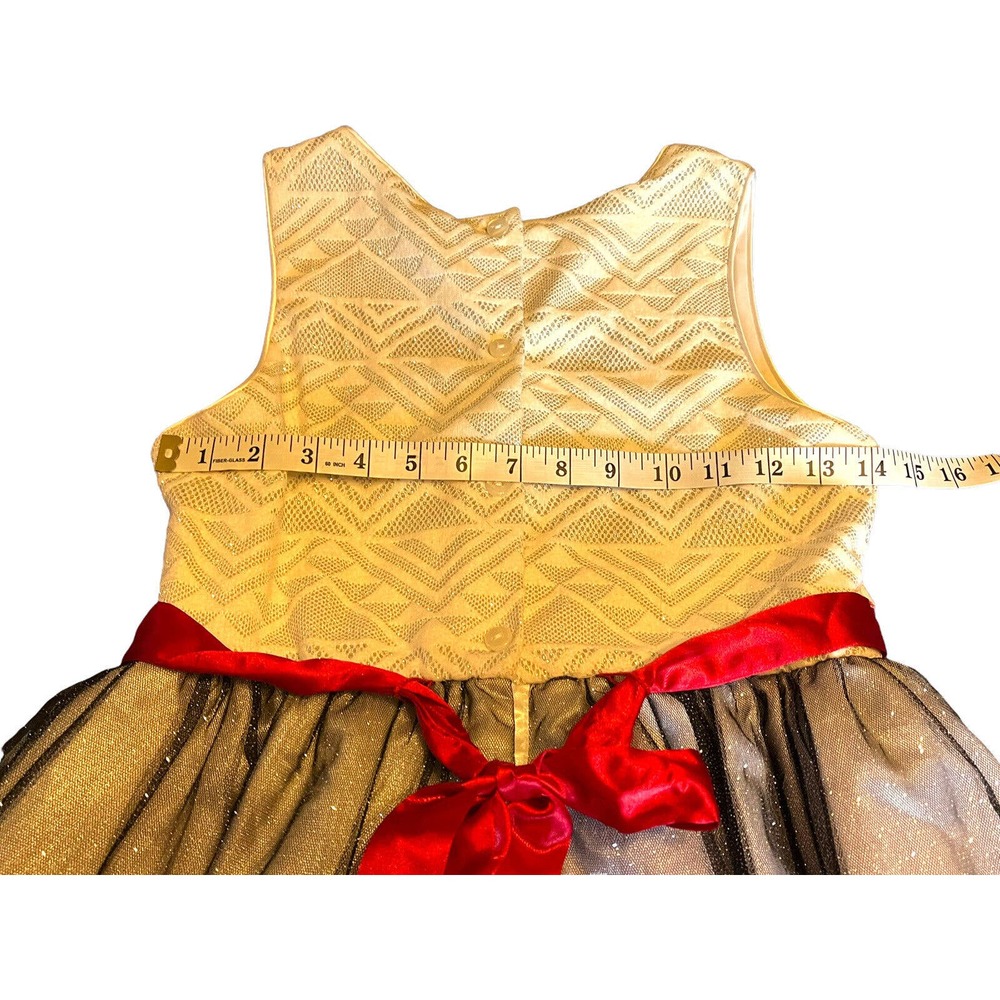 Emily West Pleated Chiffon Coral and White Lace Sleeveless Dress Size 14 - Picture 4 of 10